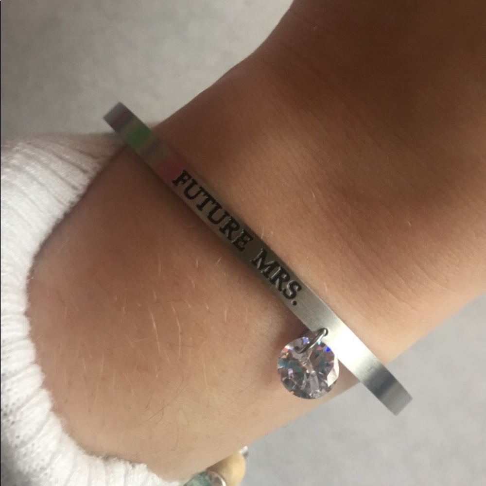 Future mrs diamond bracelet